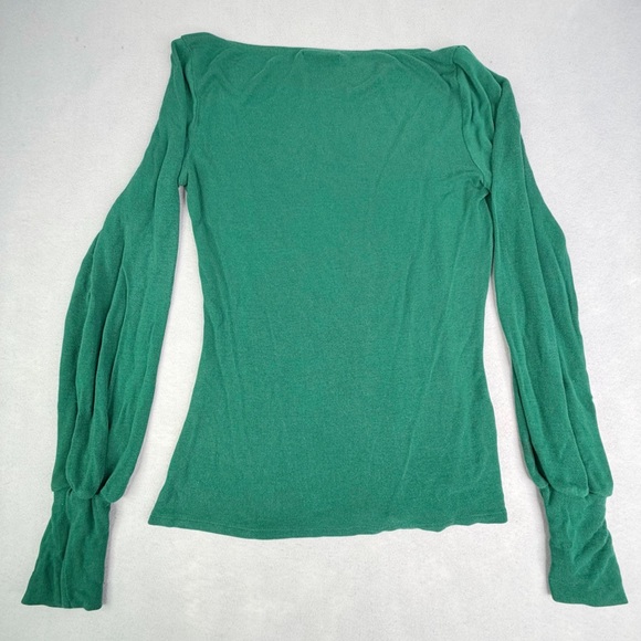 Reformation Green Isla Square Neck Top Women’s XL Whimsical Classic Timeless - Picture 3 of 6